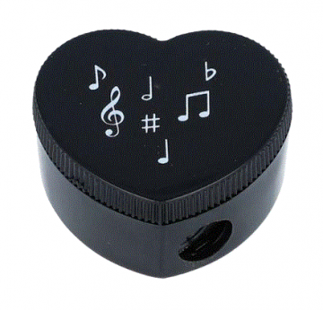 Puntenslijper muziektekens hartje