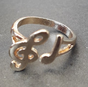 Ring goud vioolsleutel muzieknoot 1