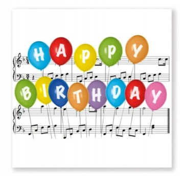 Servetten happy birthday