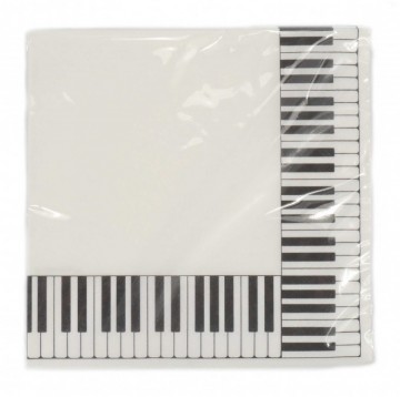 Servetten pianotoetsen
