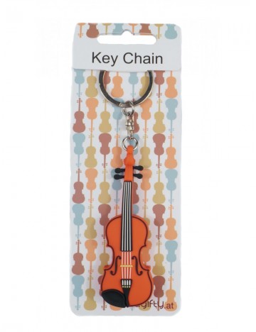 Sleutelhanger viool groot