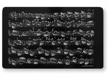 Snijplank zwart notenbalken