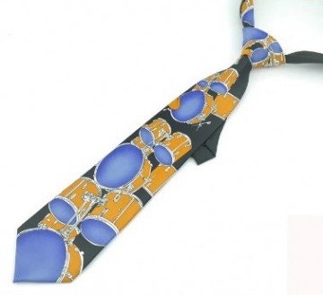 Stropdas drumstel zwart