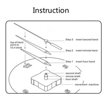 Wandklok muzieknoten sticker 2