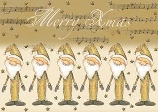 Wenskaart merry xmas