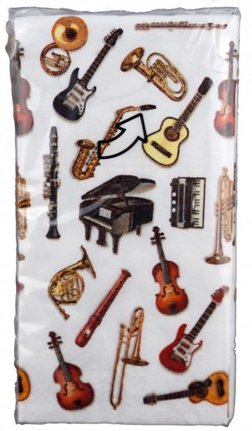 Zakdoekjes muziekinstrumenten