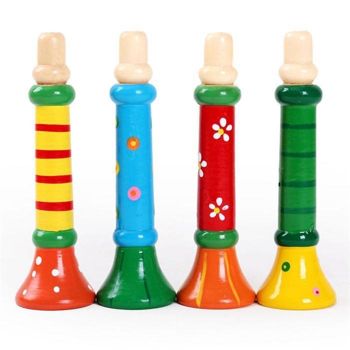 schuintrekken Compatibel met micro Toetertje speelgoed kleurig hout - Muziekinstrumenten kinderen - Muziek  Cadeau Shop